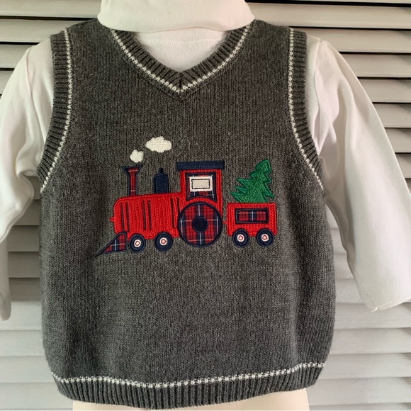 Wonder Kids Toddlers Turtleneck and Vest - Picture 1 of 4